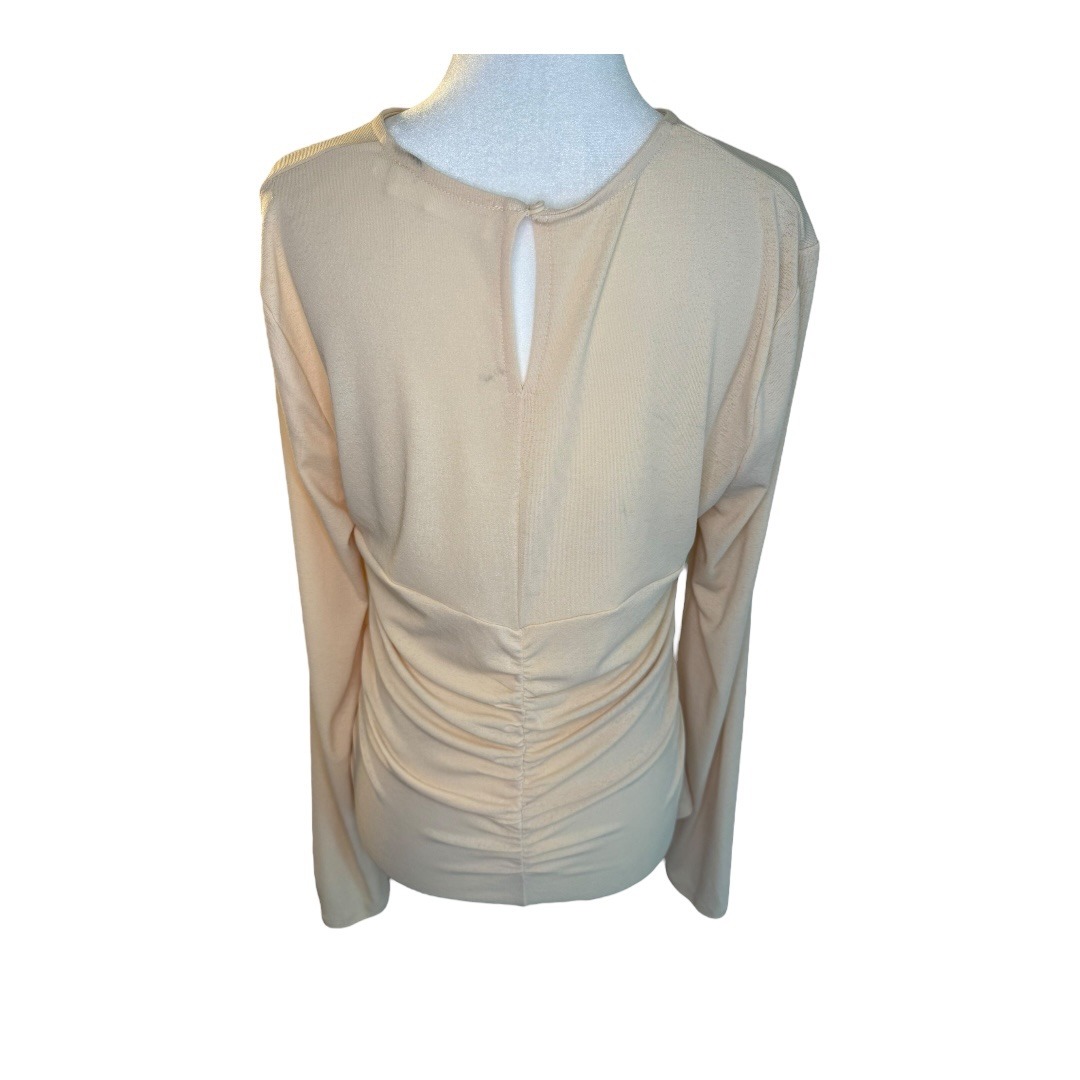 Astr The Label Ruched Long Sleeve Top Sweetheart Neckline Blouse Xl Nwot — image 3 of 8